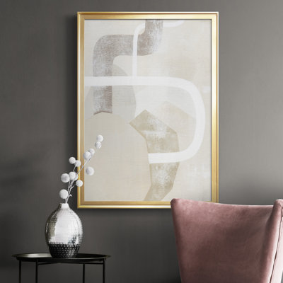 Quiet Affection I, toile encadrée de qualité supérieure - prête à être accrochée