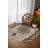 Madeline Collection Digital Print Cotton-Polyester Beige Gray Moroccan Rug-1719620932