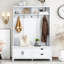  Arbre d'entrée tendance avec armoire de rangement et 2 grands tiroirs-586644107