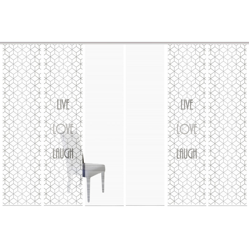Huxley Pastore Track Insert Semi Sheer Sliding Panel
