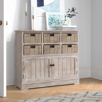 Dresser With Storage Baskets, Housewarming Gift, Storage Cabinet