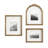 Arendahl Three-Piece Vintage Ornate Picture Frame Set