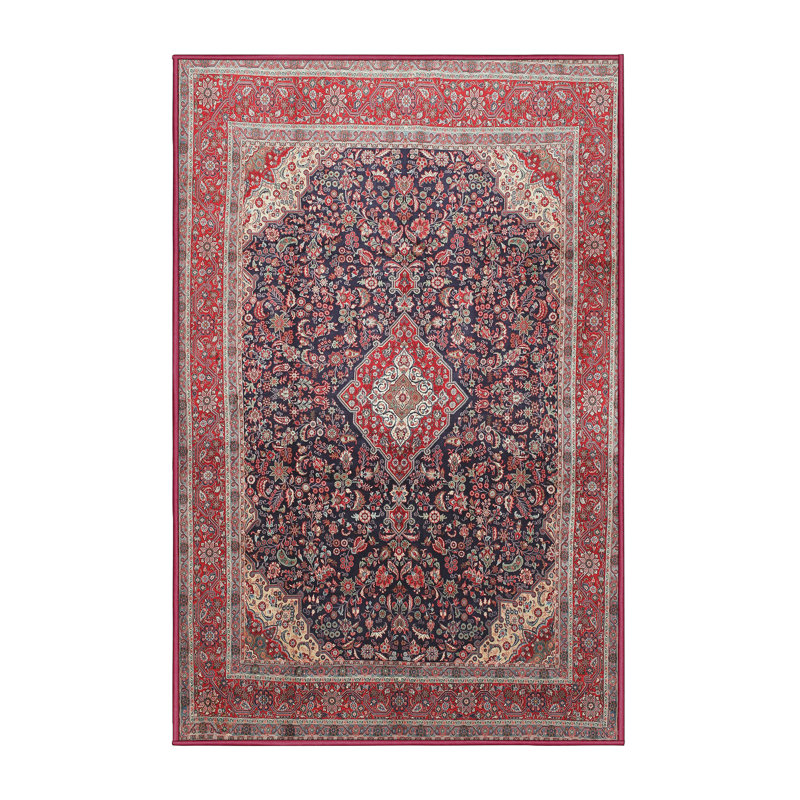 Saniya Oriental Indoor Rug, Round 6'