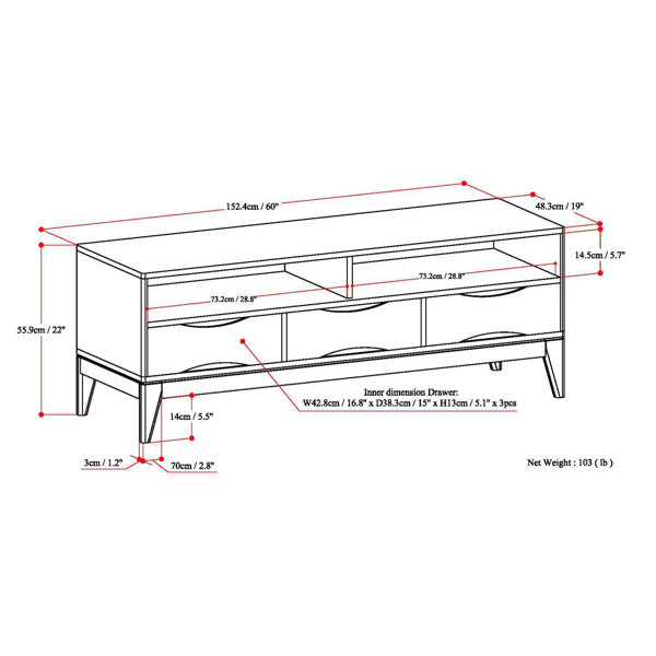 Dimensions du produit
