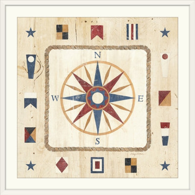 «Compass Rose», impression d'art graphique Sultana