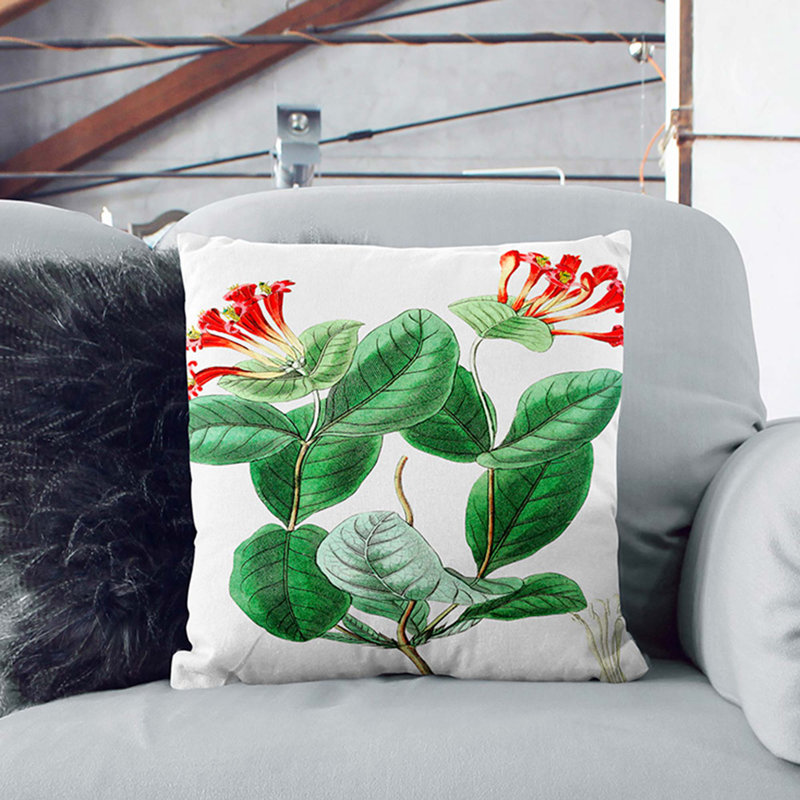 Square Throw Cushion, 40cm H x 40cm W x 15cm D, Black
