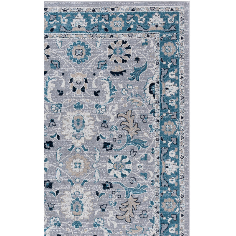Bayside 120 Performance Machine Washable Oriental Rug, Square 6'7"