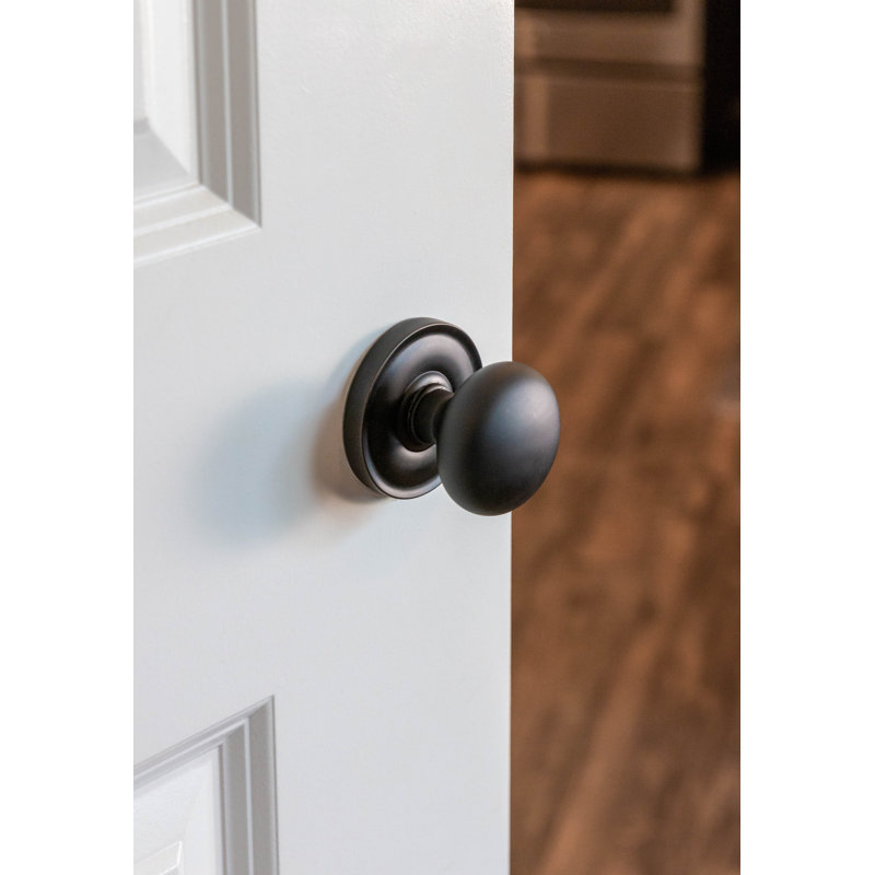 Elite 2.59'' Diameter Passage (Hall & Closet) Round Knob, Oil Rubbed Bronze