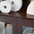 Lighted Glass Curio Display Cabinet,Display Cabinet,Glass Storage Cabinet Glass Wine Cabinet Wood Frame Toy Display For Living Room, Kitchen, Pantry Light Bulb Included-1257271478