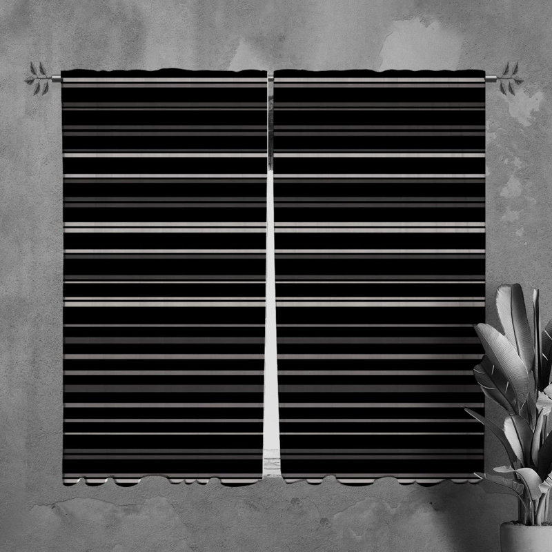 Remayah Room Darkening Curtain Pair, 20" W x 61" L