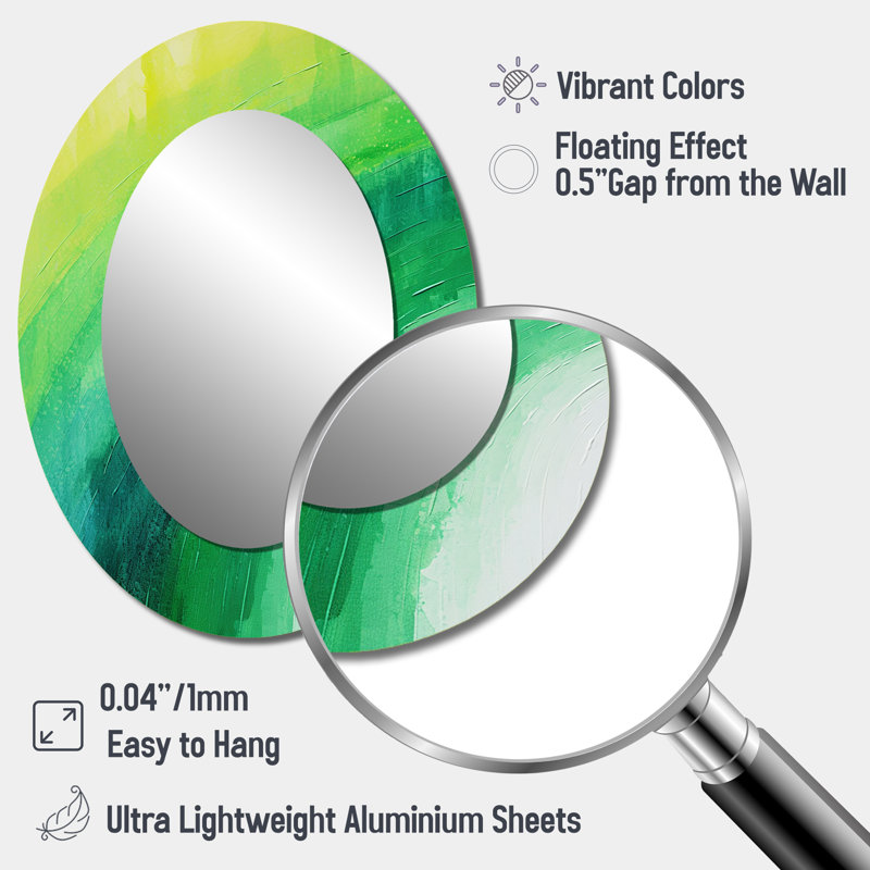 Miroir mural arc-en-ciel magique Essence of Spectrum, H 40 po x l 30 po