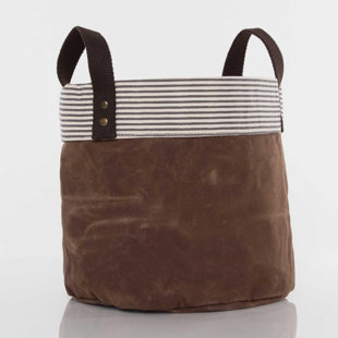 Bac de rangement en tissu ciré