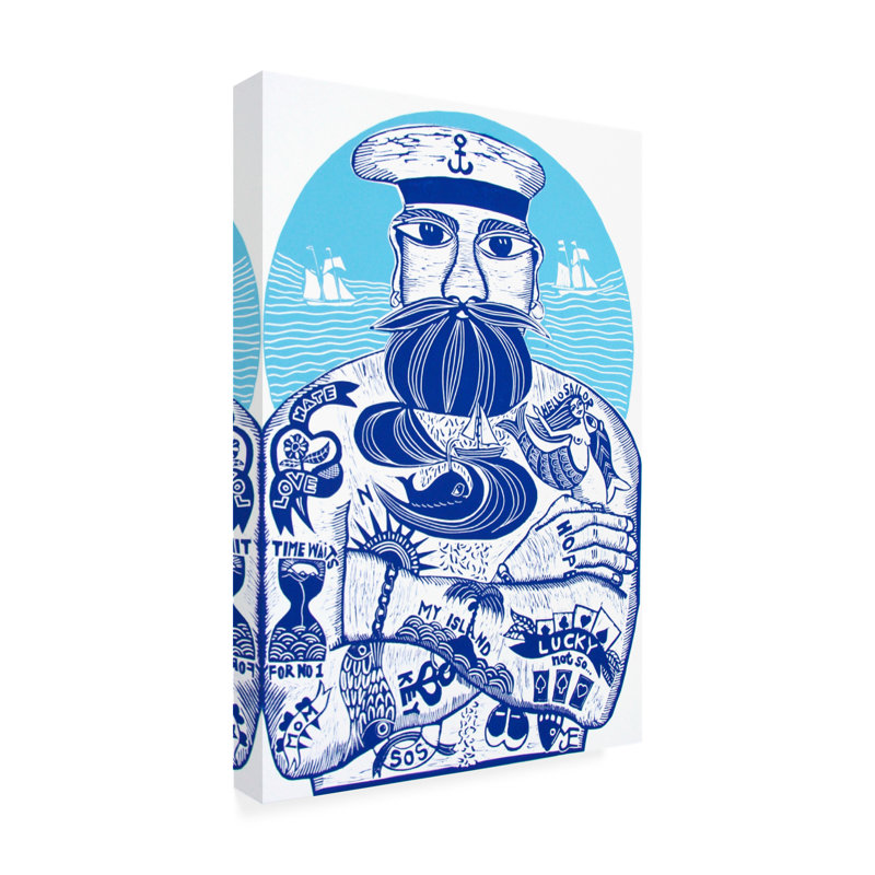 Art sur toile Mariann Johansen-Ellis Sailor, H 32 po x l 22 po