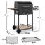 Outsunny 112cm W Portable Charcoal Grill