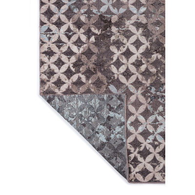 Allya Geometric Hand Loom Indoor / Outdoor Area Rug