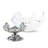 Arthur Court Designs Fleur De Lis Acrylic and Aluminum Fruit Bowl-103249867
