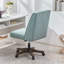 Chaise de bureau pivotante en chenille Mellins-2027826997