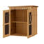 Vernita Solid Wood Bathroom Cabinet-1408558959