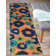 Alyshia Floral Orange/Navy/Green Indoor & Outdoor Area Rug