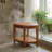 Canonero 15.5 in. W Teak Corner Design Shower Bench