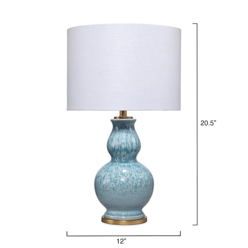 Lampe de table Mervilus, Bleu