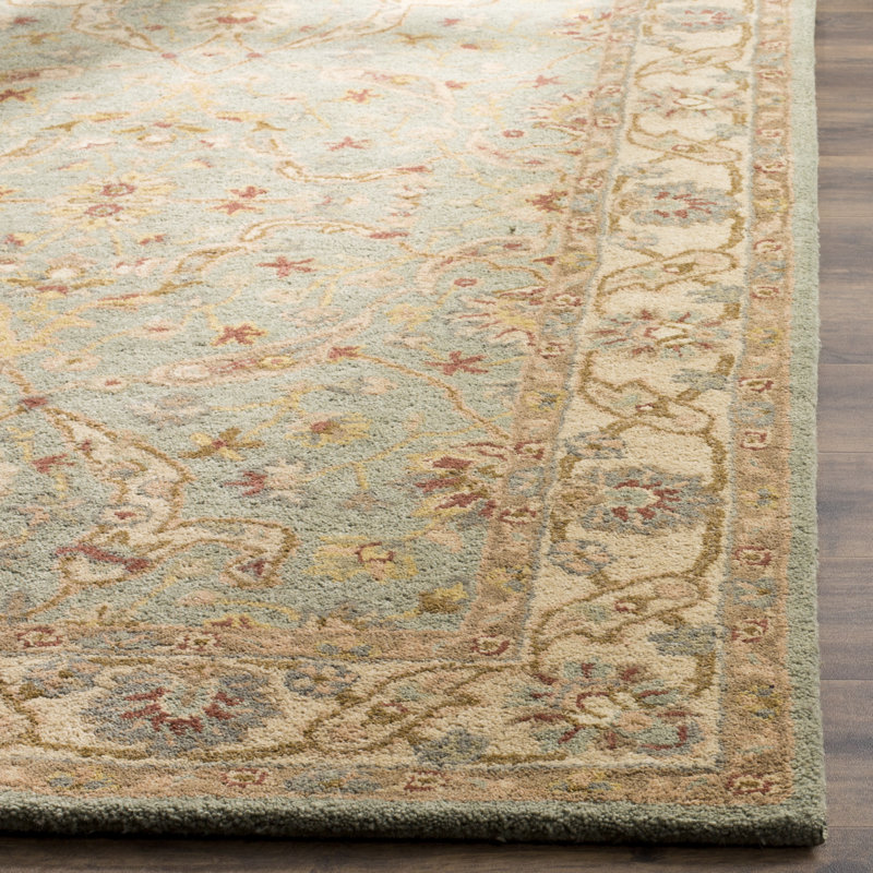 Tapis oriental en laine touffeté à la main Dunbar, Rectangle 9 pi 6 po x 13 pi 6 po