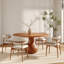 Otelia 4/6/8 Person Solid Wood Dining Set-1179989260-1179989299