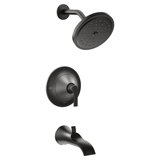 Moen Doux Posi-Temp Tub and Shower Trim Kit with Rainshower, Valve Required