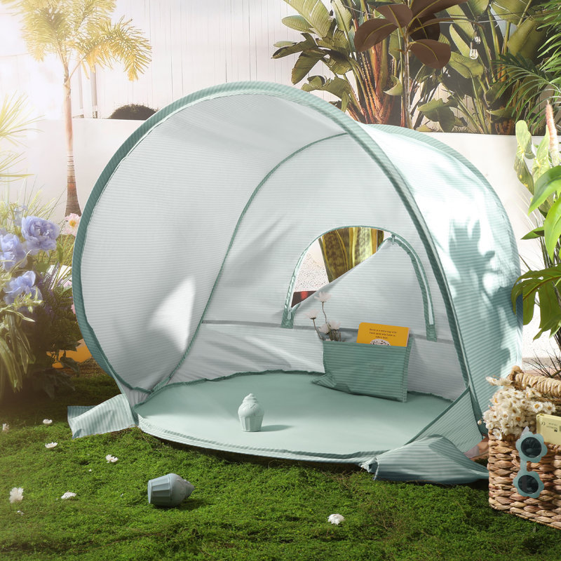 Tiny Land One-Stop Beach Toy & Tent Set - Sea Blue, Teal