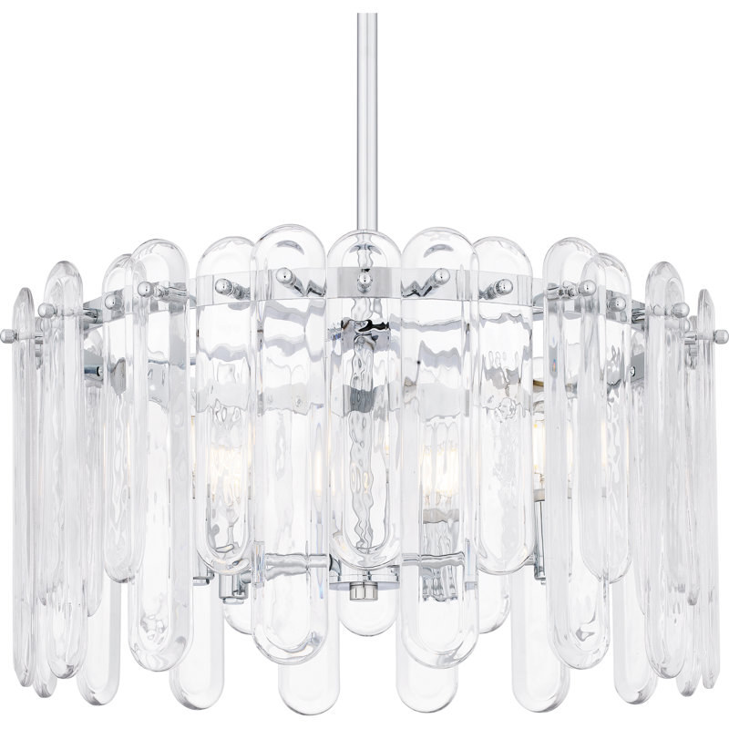 Ambermarie 5-Light Polished Chrome Pendant Light