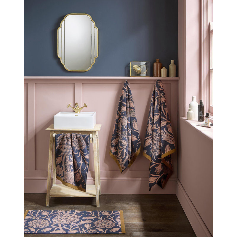 100% Cotton, Bath Sheet, Copper Floral