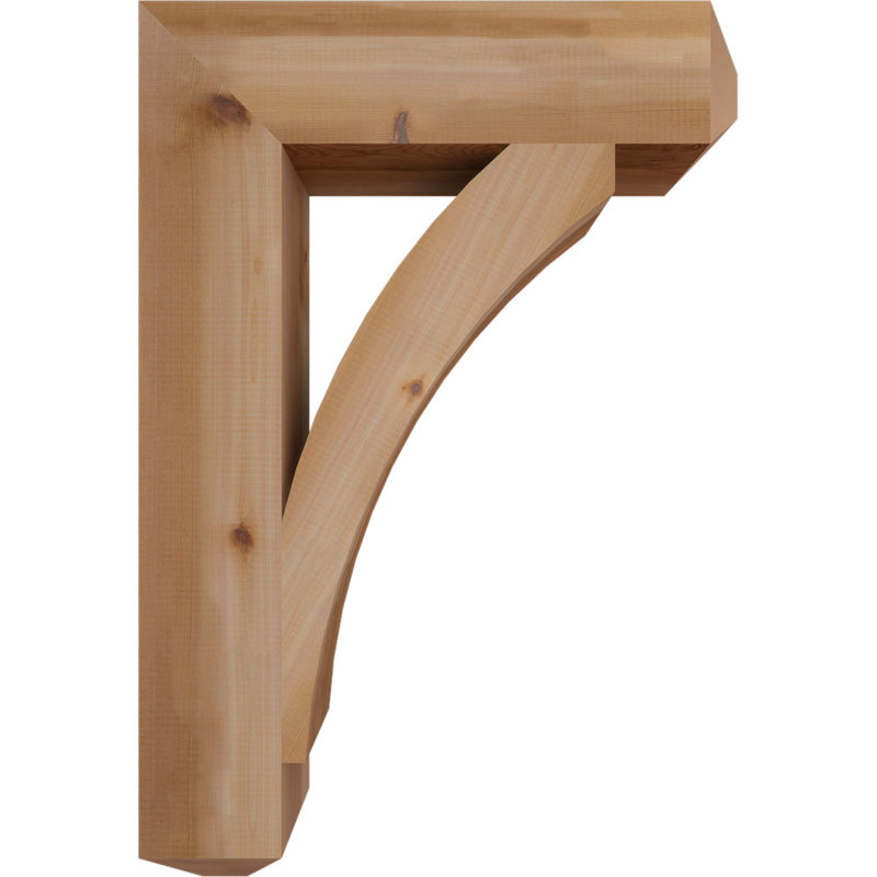 Support pour artisan Thorton, Cèdre rouge de l'Ouest (lisse), H 38 po x l 6 po x P 26 po