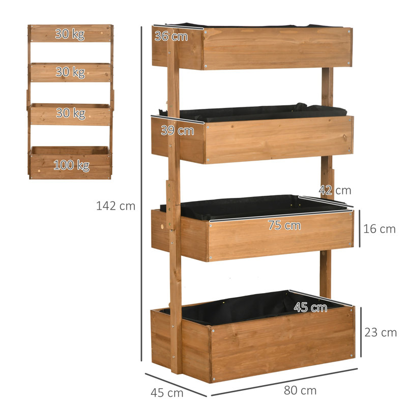 Braxon Wood Vertical Garden