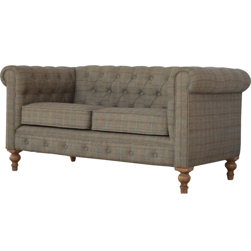 2 Seater Cotton Blend Loveseat