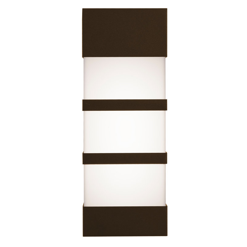 State - 12'' LED Outdoor Wall Sconce - Bronze, 18 W, Bronze