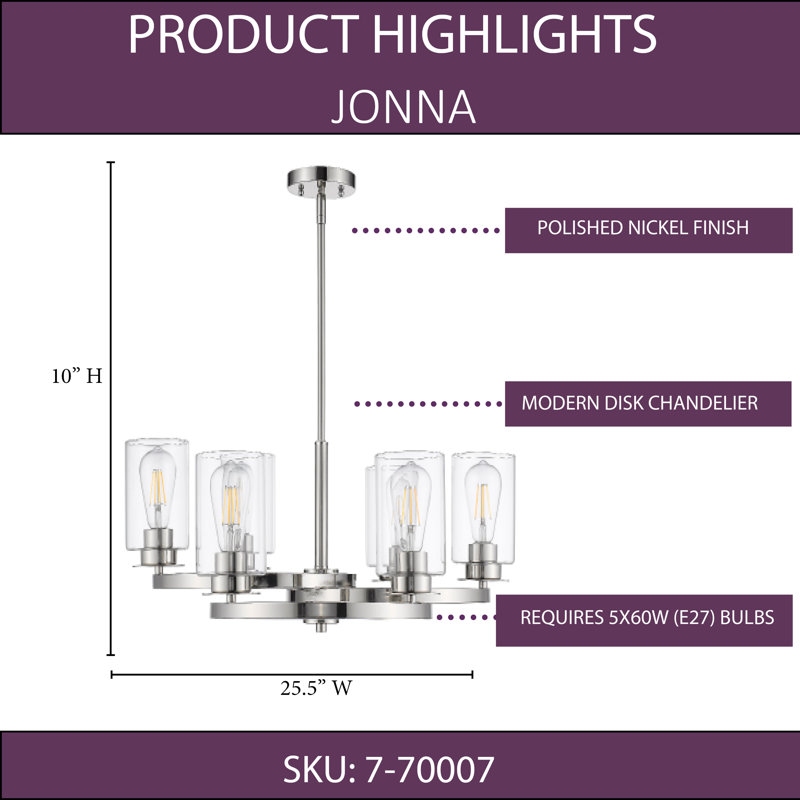 6 - Light Empire Chandelier