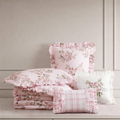 Piece Pink Floral Bedding Sets, Twin Twin XL Microfiber for Cozy Bedrooms