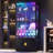 67" T 4-Tier Glass Display Cabinet with 2 Drawer and RGB Light-1904755010