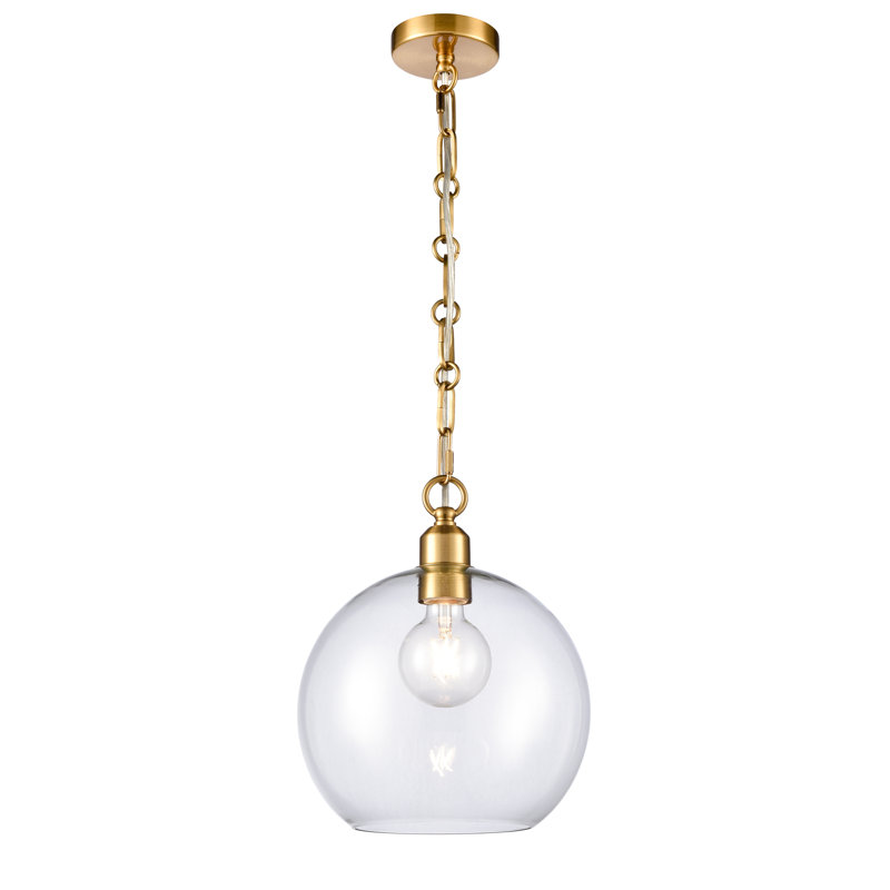 Alinah 1 - Light Brass Single Pendant