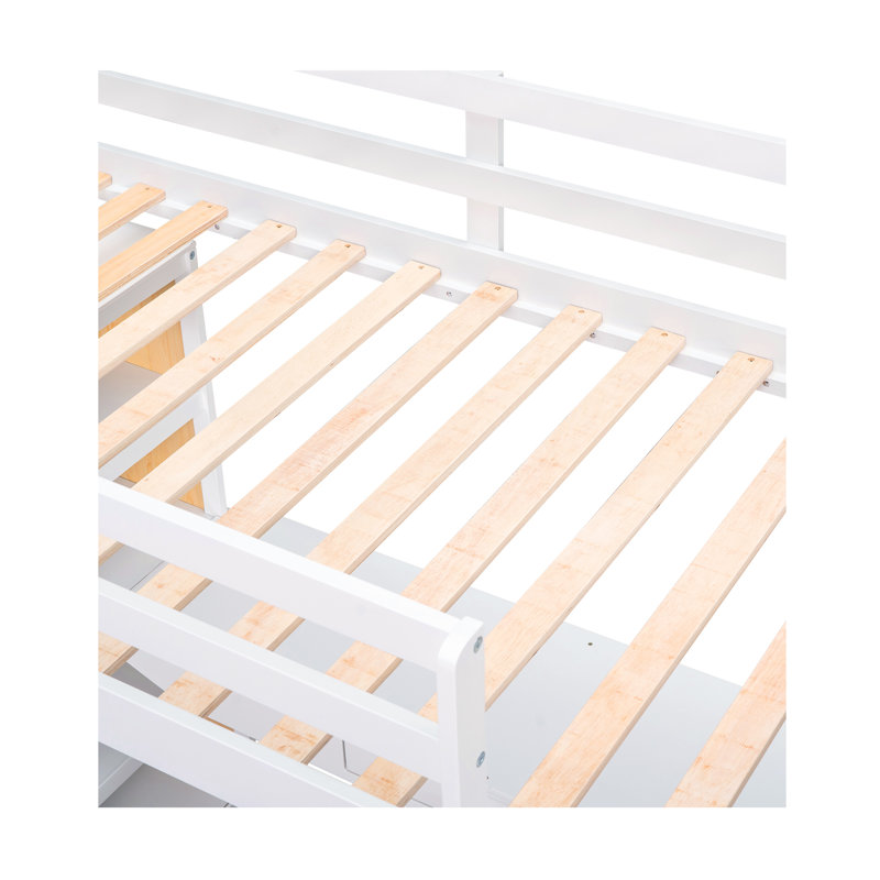 Gebke Kids Twin Loft Bed, White