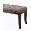 Banc touffeté, tissu, brun-292764316