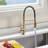 Topcraft Single Handle Pull Down Kitchen Faucet