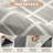 Modern Plaid Area Rugs in Beige/Gray, Indoor Large Living Room Rugs, Soft Washable Non-Slip Rugs, Oeko-Tex Certified-1484686845-1484686847
