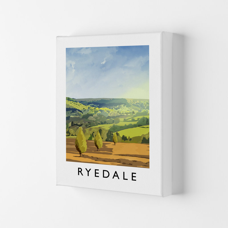 Ryedale Portrait by Richard O'Neill - Print, 50cm H x 40cm W x 4cm D, Wrapped Canvas