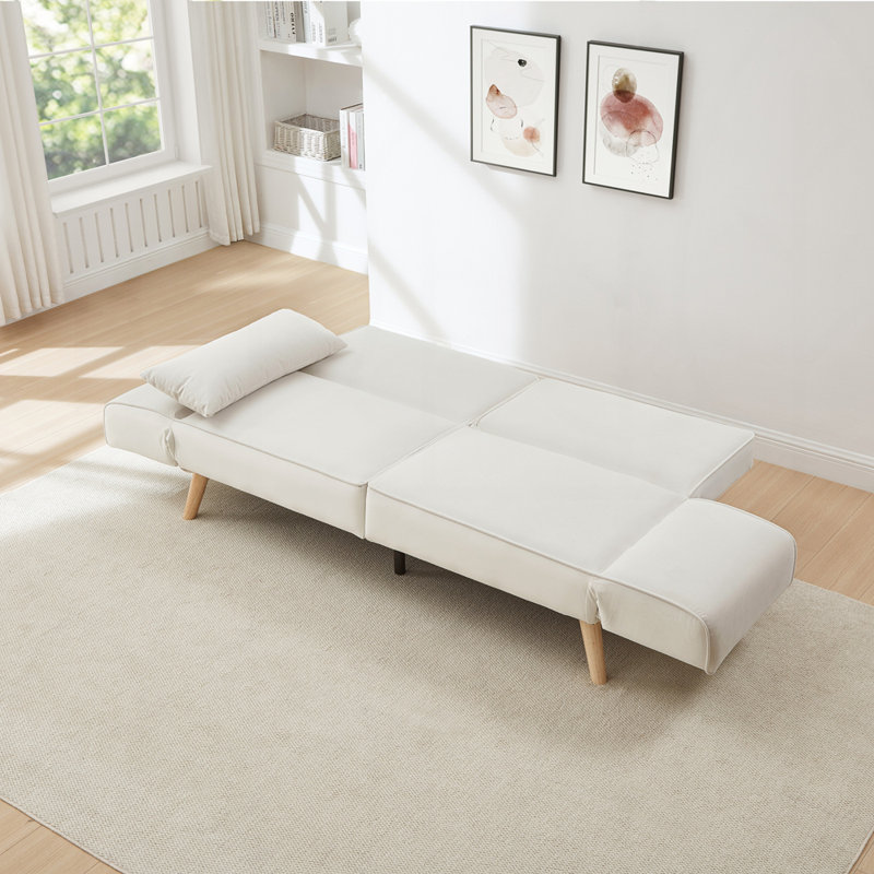 Canapé-lit 72,8 po, Beige