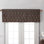 Modern Window Valance with Rod Pocket