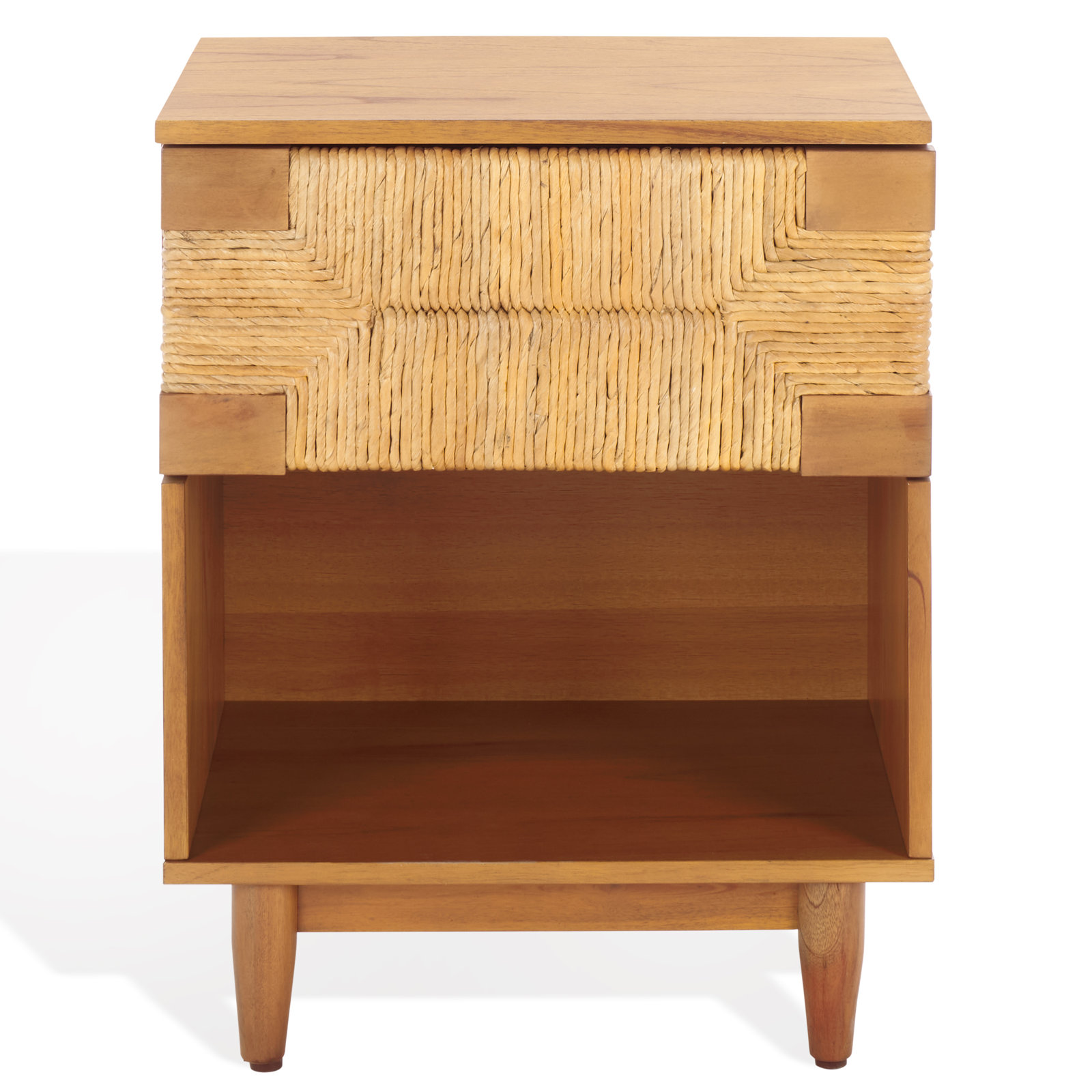 Aleja Banana Stem 1 Drawer Nightstand, Natural