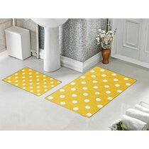 Home Basics Anti-Slip Spa-Comfort Dotted Plastic Bath Mat, White, SHOWER