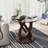 Ronks Glass Top End Table