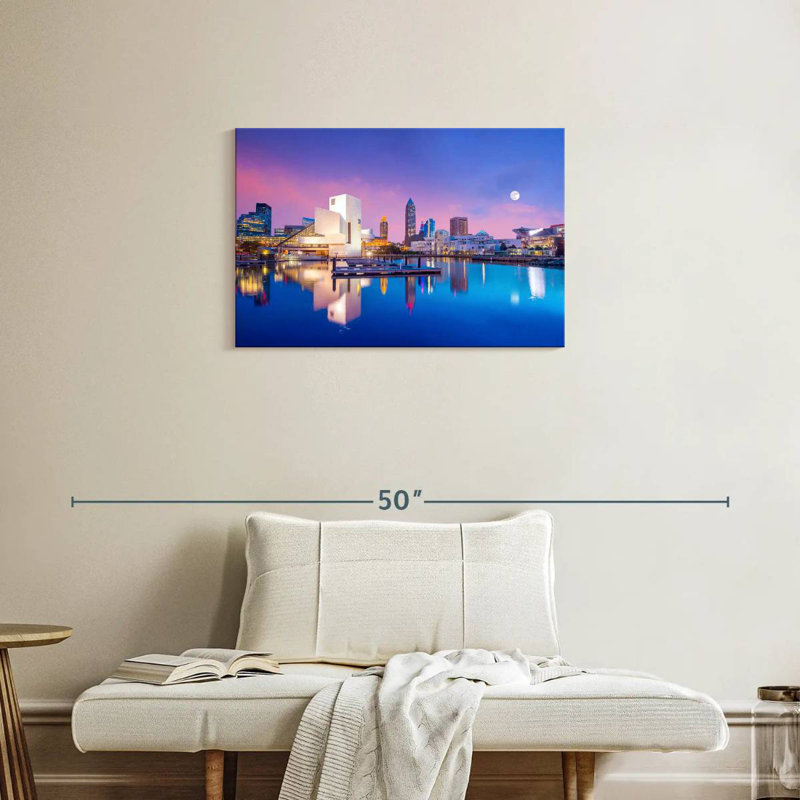 Senne Downtown Cleveland Reflection, 20" H x 30" W
